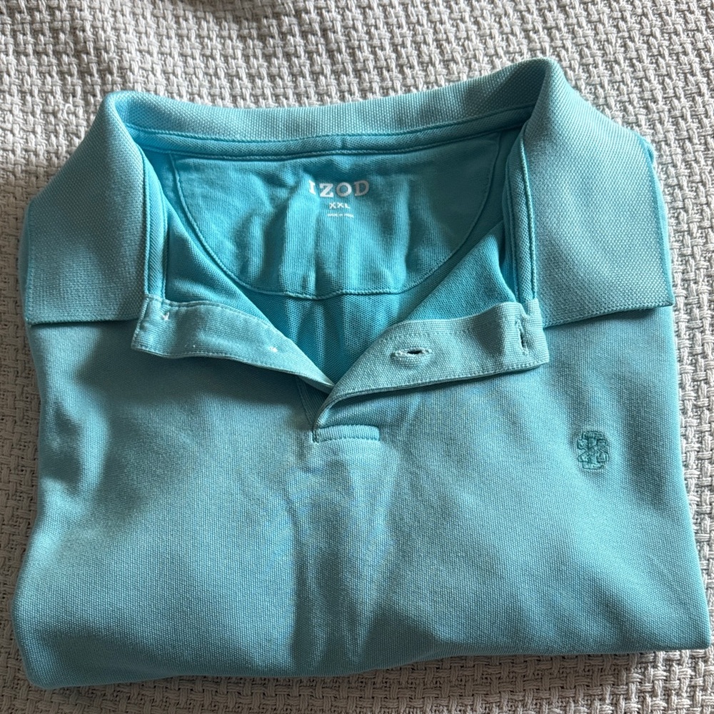 IZOD Men's Light Blue Polo Shirt